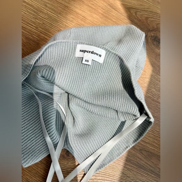 SUPERDOWN | Edith Sweater Knit Tube Top - Picture 6 of 6